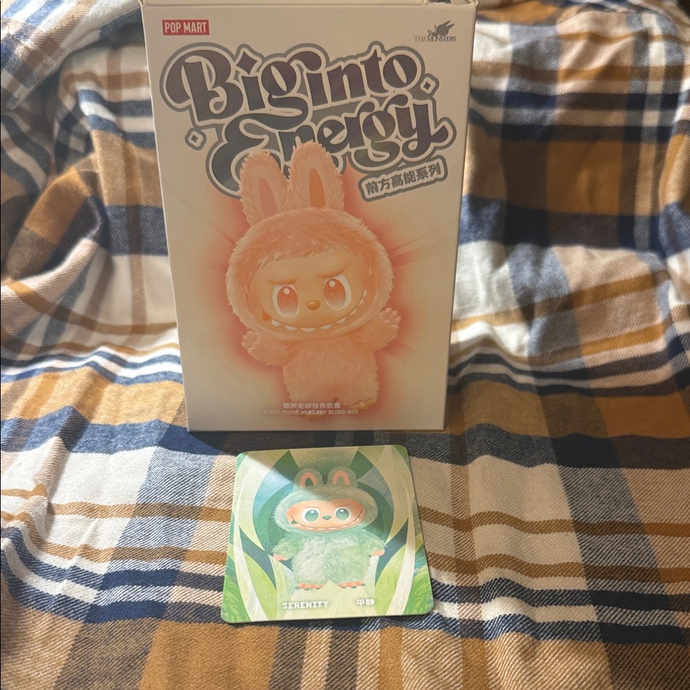 Pop Mart Big Into Labubu SERENITY AUTHENTIC